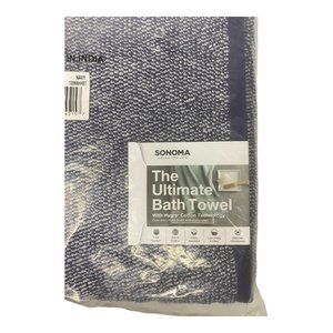 Navy Bath Towel Sonoma 27 X 52 The Ultimate Bath Towel Hygro Cotton Technology